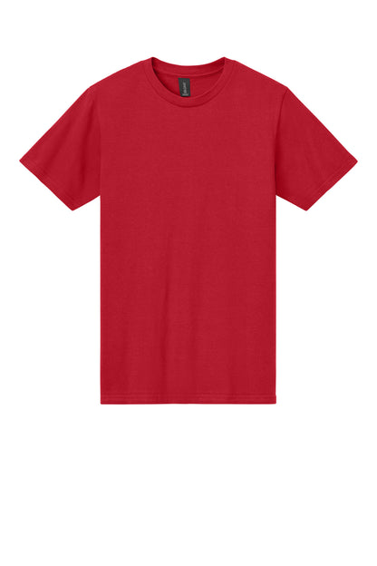 Gildan Softstyle Midweight Tee - Red - flat front