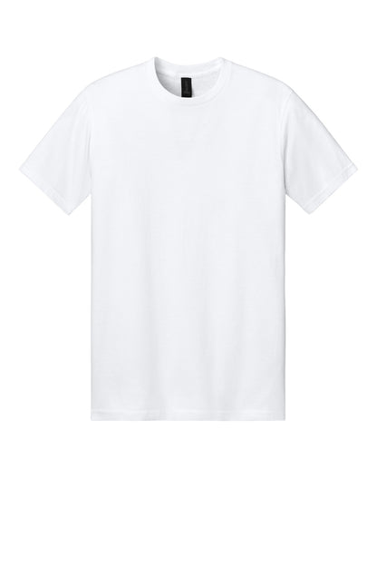Gildan Softstyle Midweight Tee - White - flat front