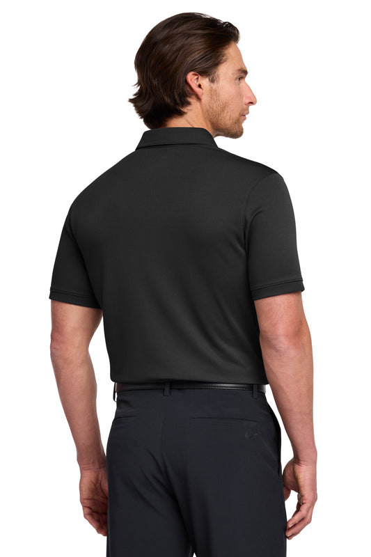 Nike Dri-FIT Solid Icon Pique Modern Fit Polo - Black - back
