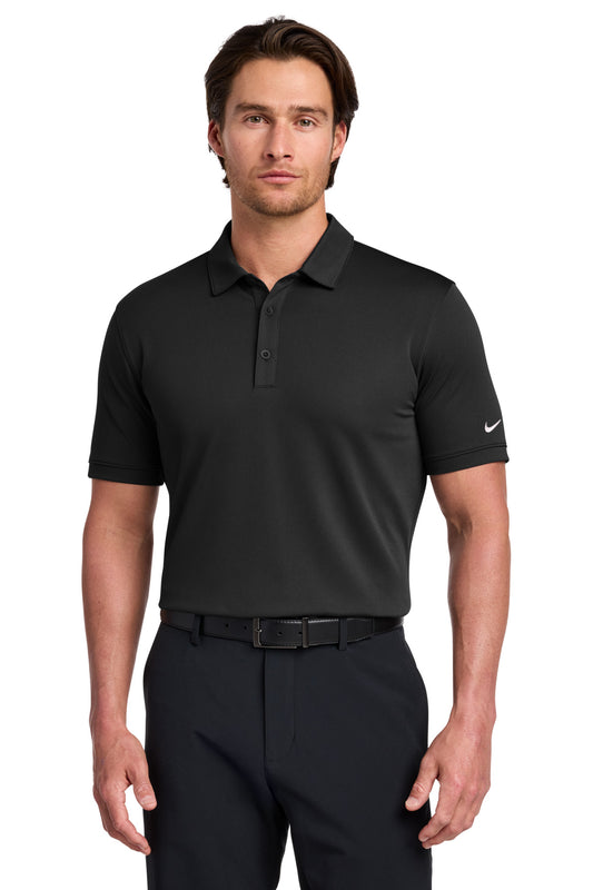 Nike Dri-FIT Solid Icon Pique Modern Fit Polo - Black - front