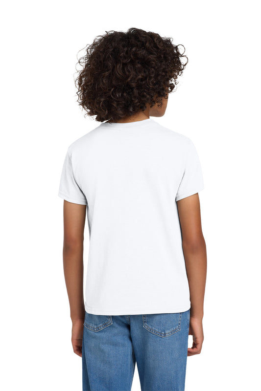Gildan Youth DryBlend 50 Cotton/50 Poly T-Shirt - White - back