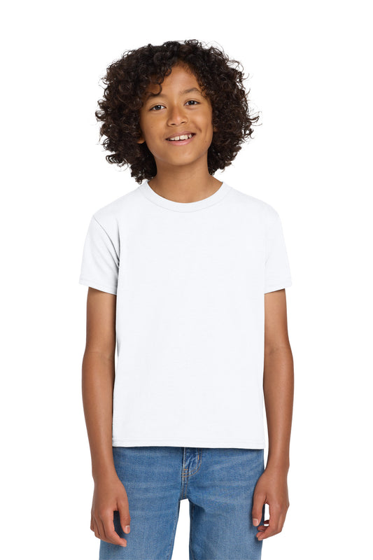 Gildan Youth DryBlend 50 Cotton/50 Poly T-Shirt - White - front