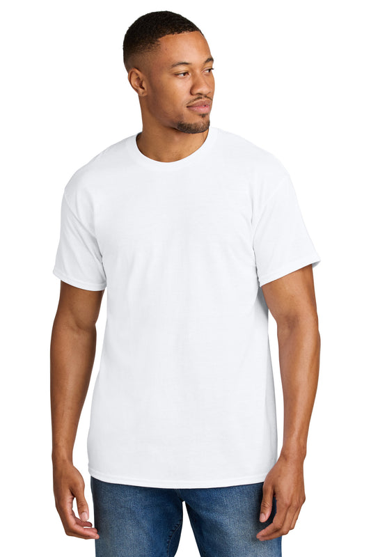 Gildan DryBlend 50 Cotton/50 Poly T-Shirt - White - front