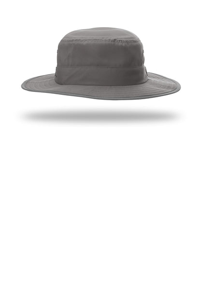 Richardson Lite Wide Brim Hat - Charcoal - flat front