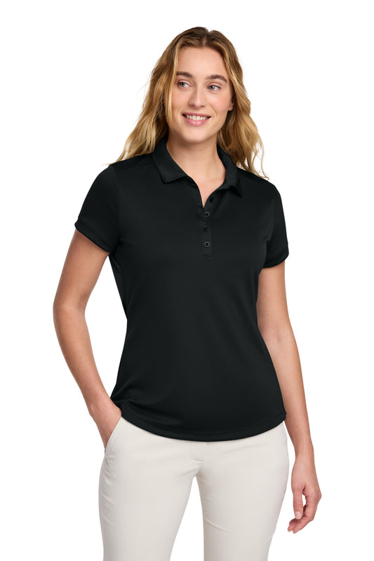Nike Women's Dri-FIT Players Modern Fit Polo - Black - front