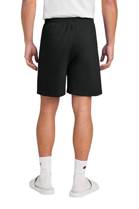 Champion Cotton Gym Short - Black - back