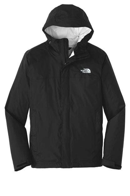 The North Face DryVent Rain Jacket in TNF Black, front flat