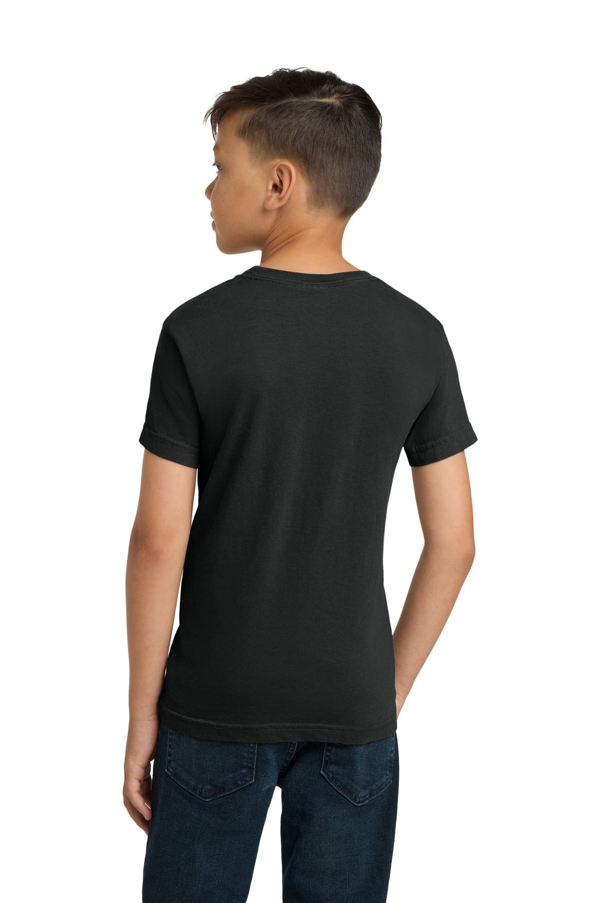 COMFORT COLORS Youth Heavyweight Ring Spun Tee - Black - back