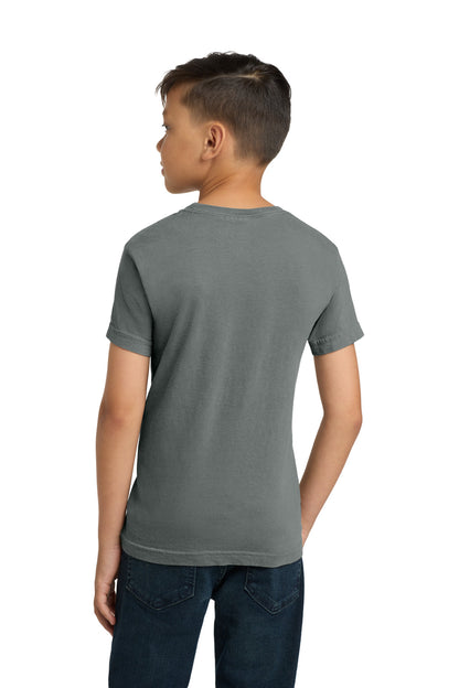 COMFORT COLORS Youth Heavyweight Ring Spun Tee - Grey - back