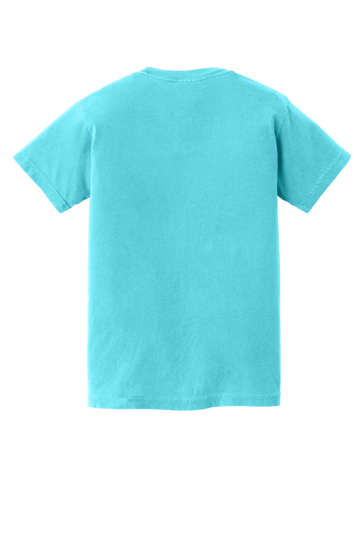 COMFORT COLORS Youth Heavyweight Ring Spun Tee - Lagoon - flat back