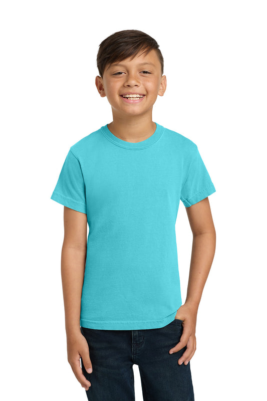 COMFORT COLORS Youth Heavyweight Ring Spun Tee - Lagoon - front