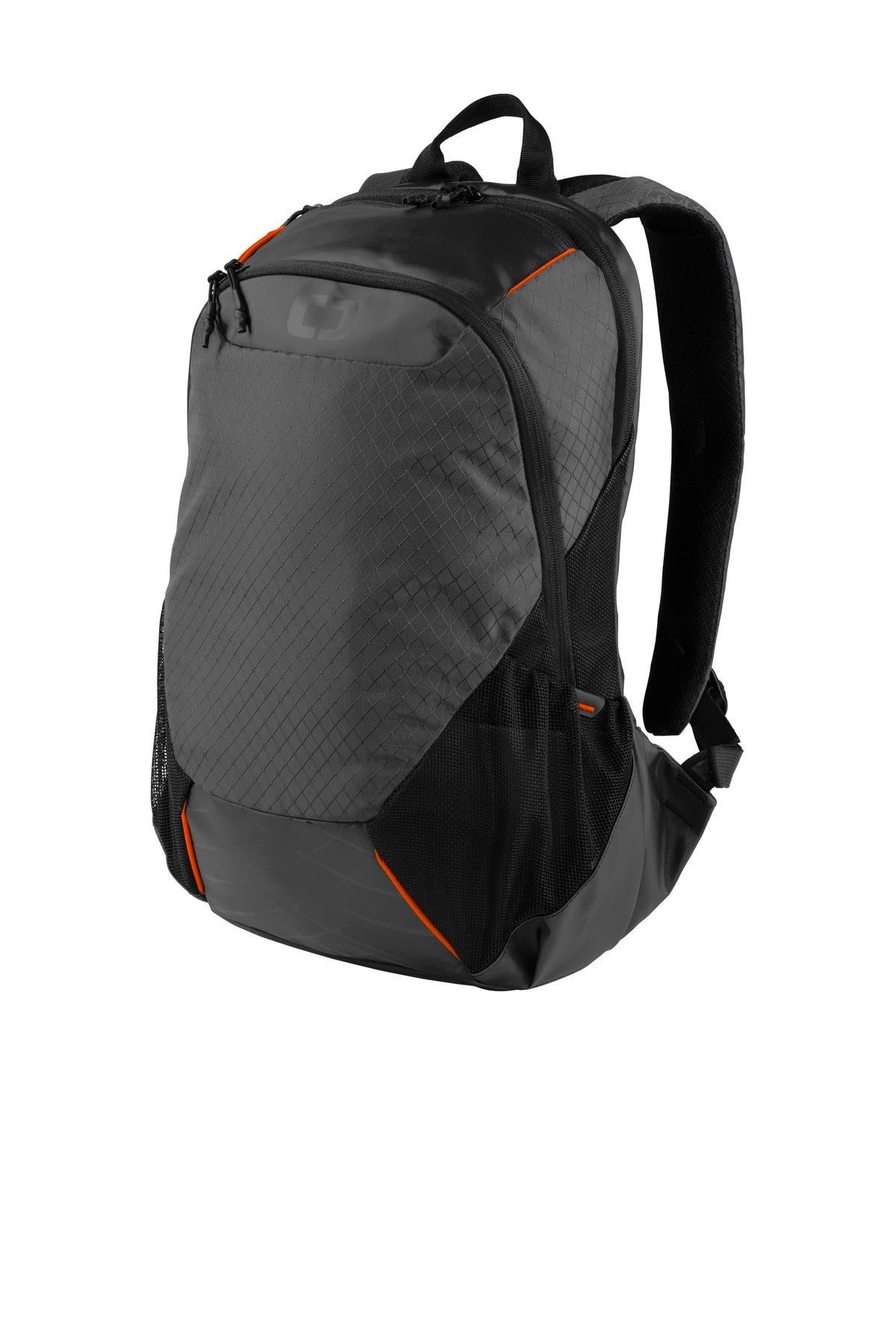 OGIO Basis Pack - Tarmac/ Orange - front