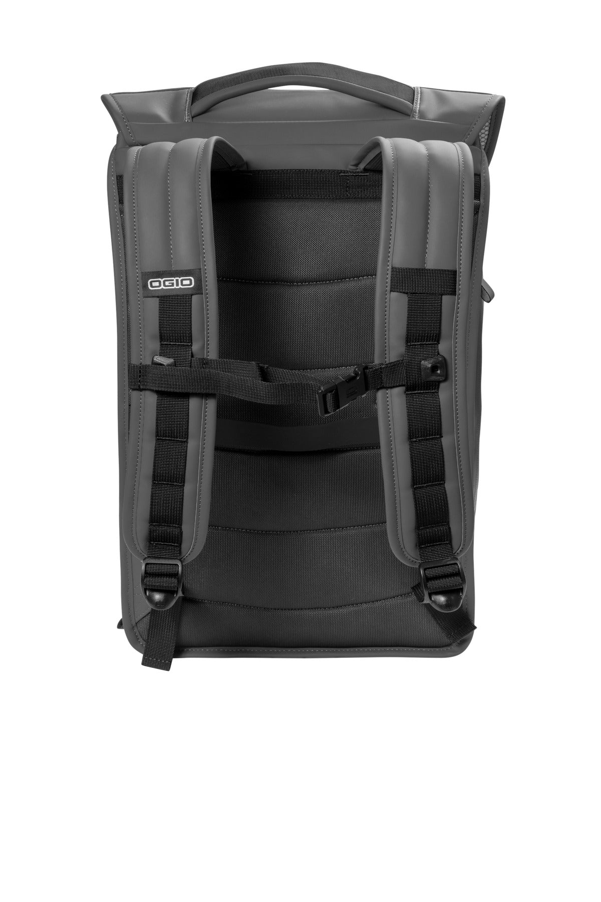 OGIO Resistant Rolltop Pack - Tarmac Grey - flat back