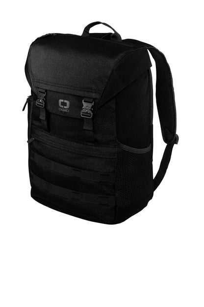 OGIO Command Pack - Blacktop - flat front