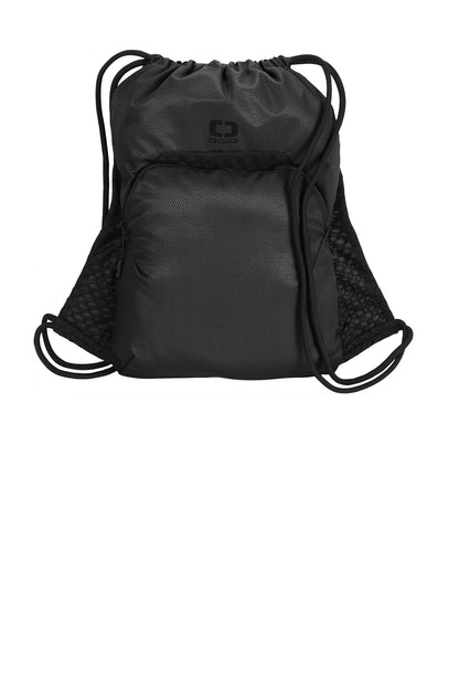 OGIO Boundary Cinch Pack - Black - front