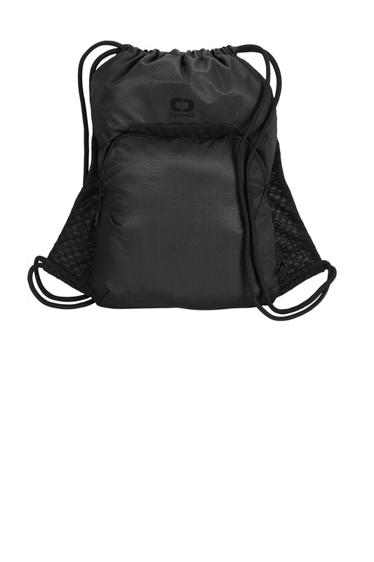 OGIO Boundary Cinch Pack - Black - front
