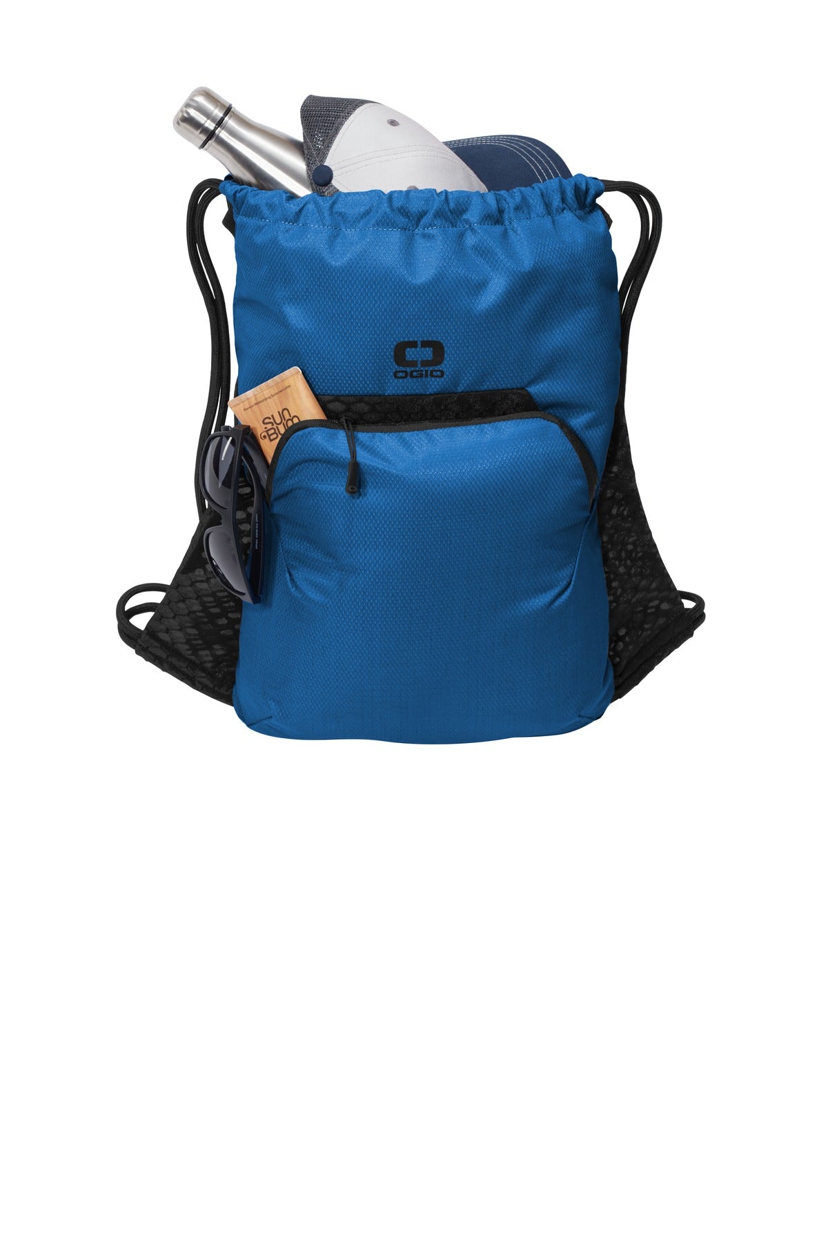 OGIO Boundary Cinch Pack - Cobalt Blue - flat front