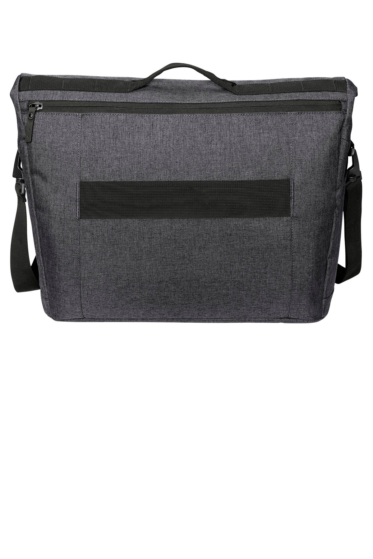OGIO Command Messenger - Tarmac Grey Heather - flat back