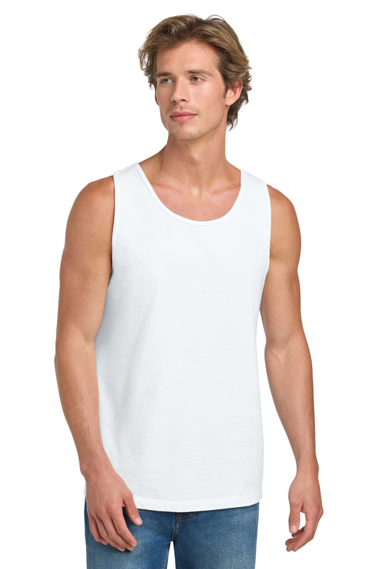 COMFORT COLORS Heavyweight Ring Spun Tank Top - White - front