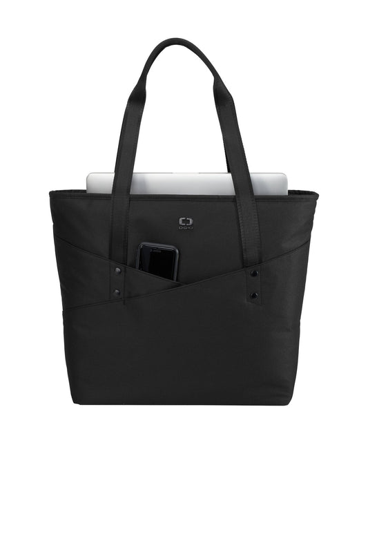 OGIO Downtown Tote - Black - flat front