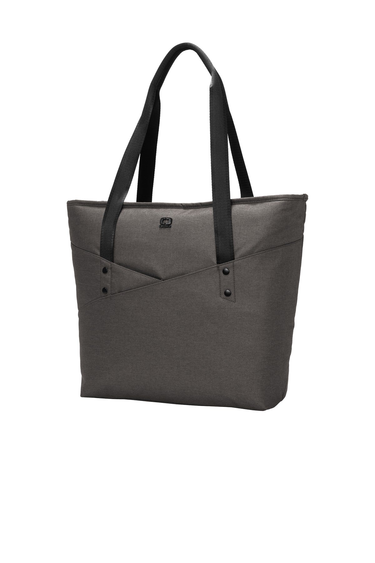 OGIO Downtown Tote - Tarmac Heather - flat front