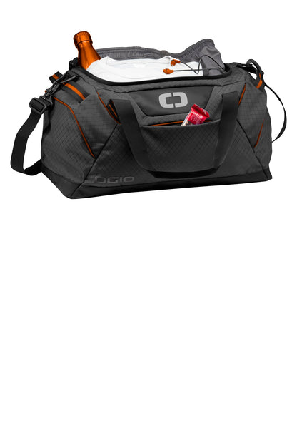 OGIO Catalyst Duffel - Tarmac/ Orange - flat front