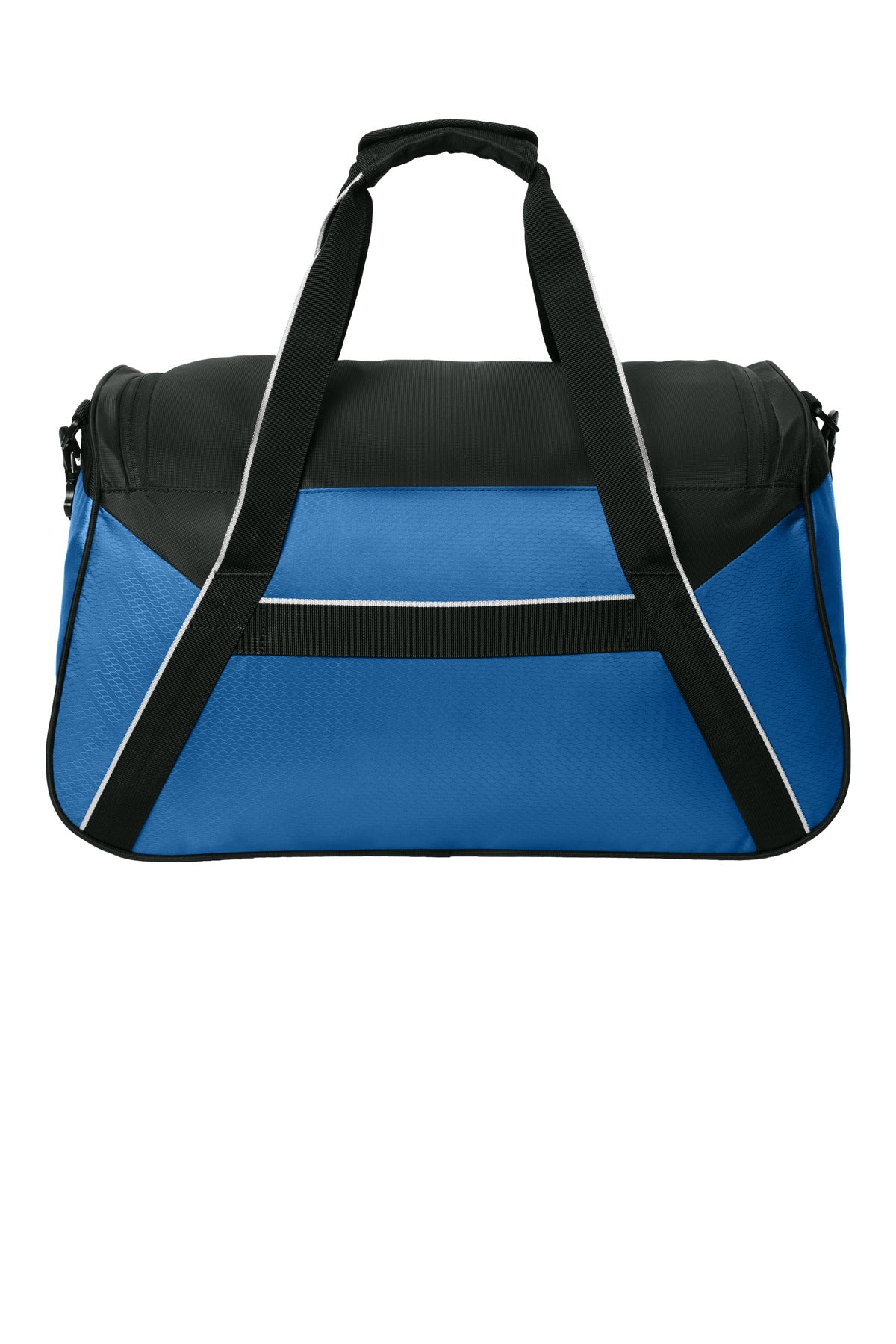 OGIO Inception Duffel - Force Blue/ Blacktop - flat back