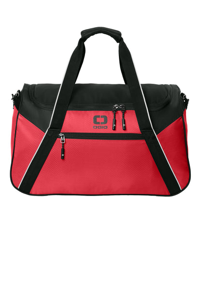 OGIO Inception Duffel - Signal Red/ Blacktop - front