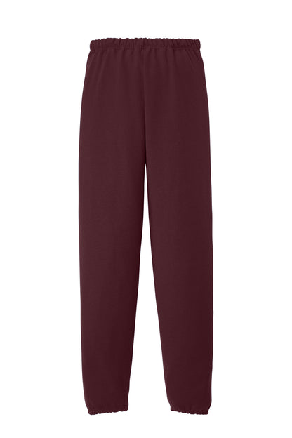 Jerzees NuBlend Sweatpant - Maroon - flat back