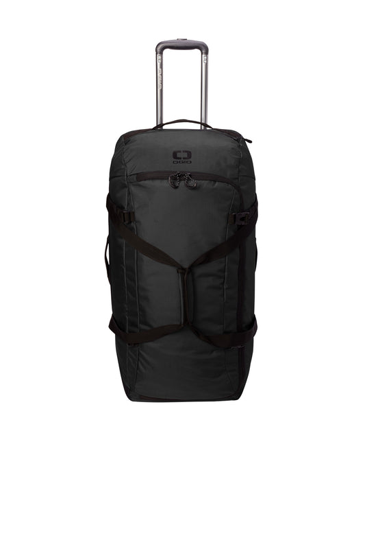 OGIO Passage Wheeled Checked Duffel - Blacktop - front