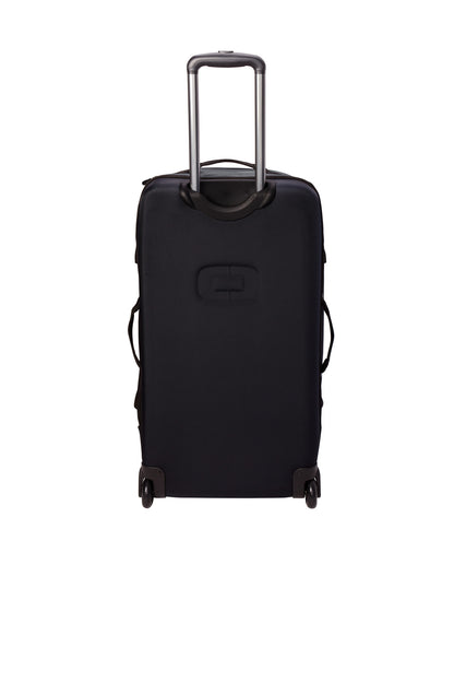 OGIO Passage Wheeled Checked Duffel - Diesel Grey - flat back