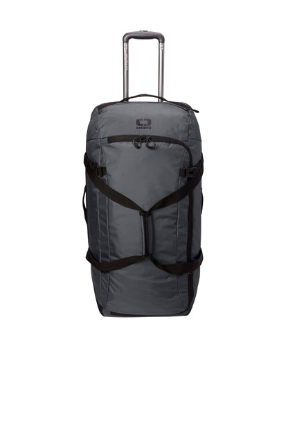 OGIO Passage Wheeled Checked Duffel - Diesel Grey - front