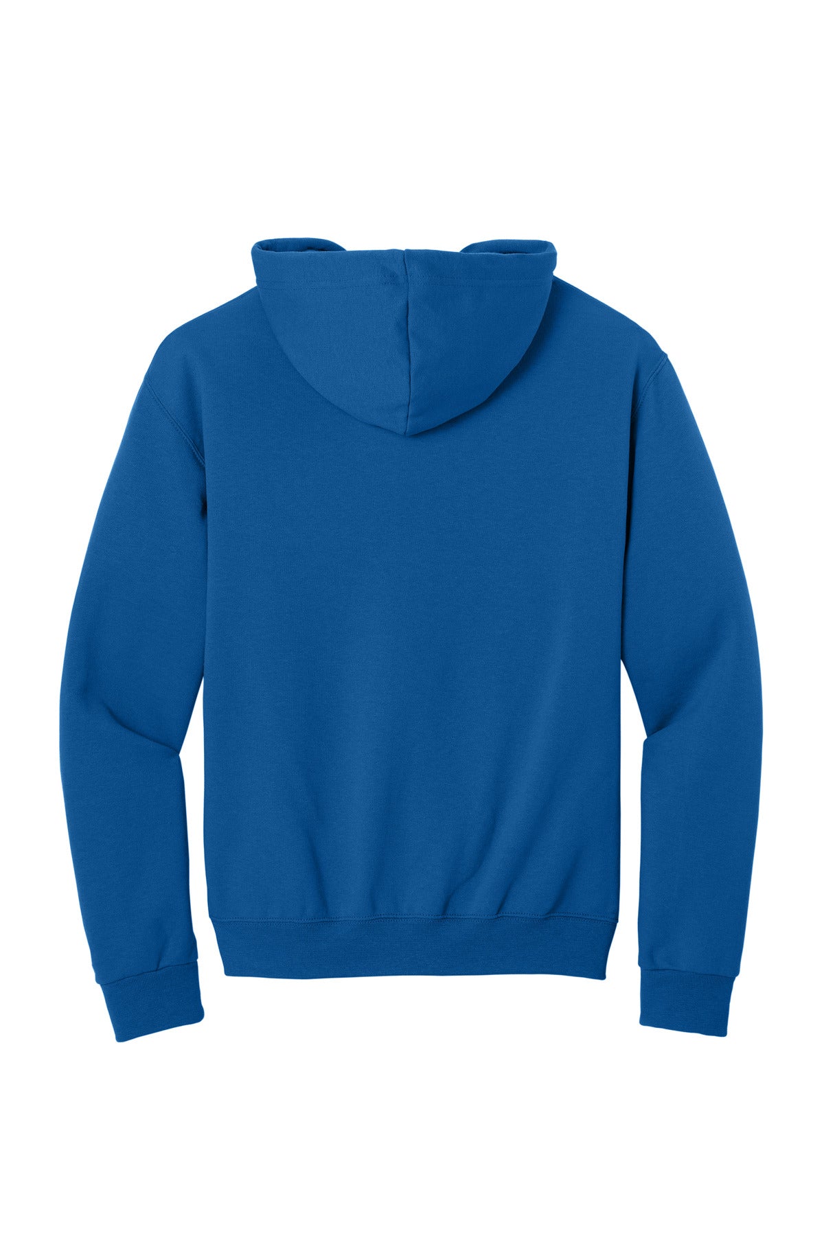 Jerzees NuBlend Full-Zip Hooded Sweatshirt - Royal - flat back