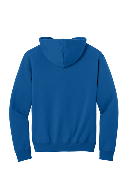 Jerzees NuBlend Full-Zip Hooded Sweatshirt - Royal - flat back