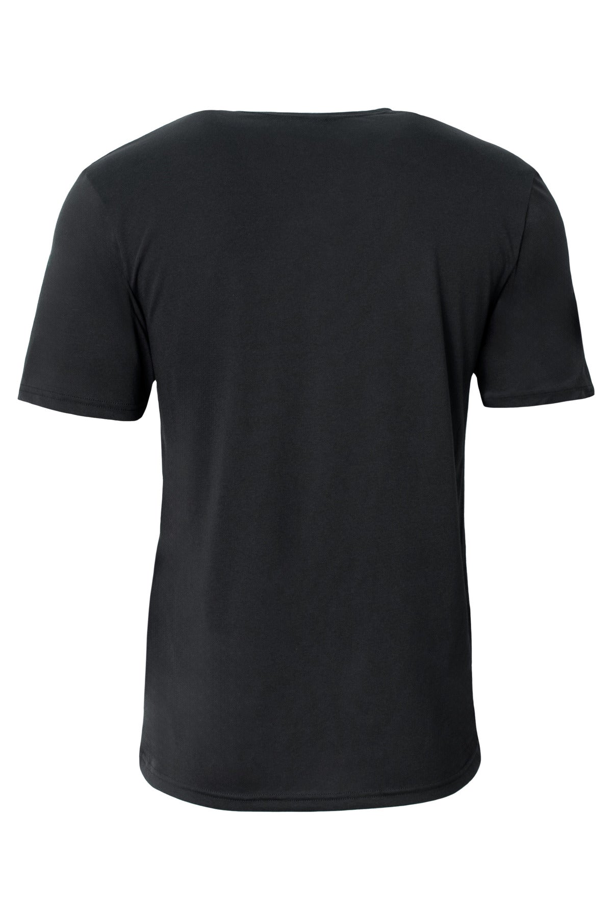 A4 Softek Short Sleeve Tee - Black - flat back