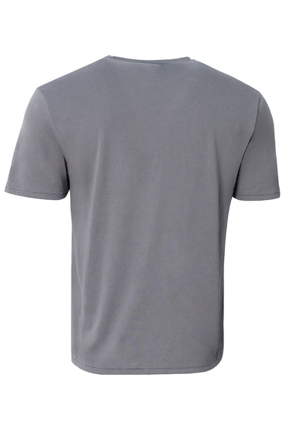 A4 Softek Short Sleeve Tee - Graphite - flat back
