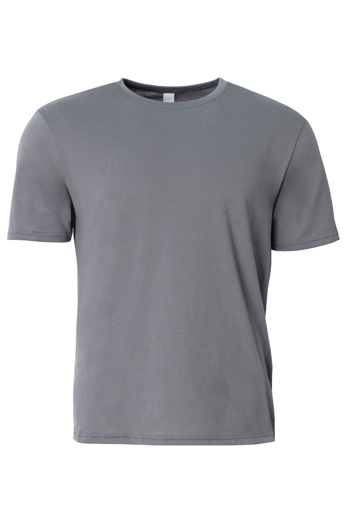 A4 Softek Short Sleeve Tee - Graphite - flat front