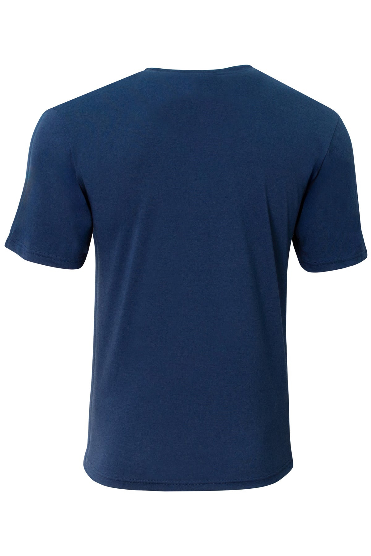 A4 Softek Short Sleeve Tee - Navy - flat back