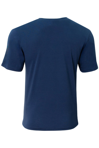 A4 Softek Short Sleeve Tee - Navy - flat back
