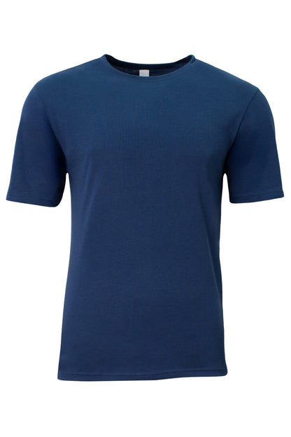 A4 Softek Short Sleeve Tee - Navy - flat front