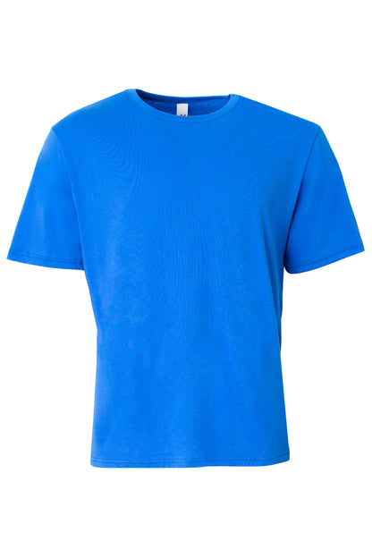 A4 Softek Short Sleeve Tee - Royal - flat front