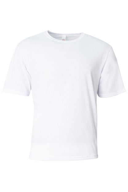 A4 Softek Short Sleeve Tee - White - front