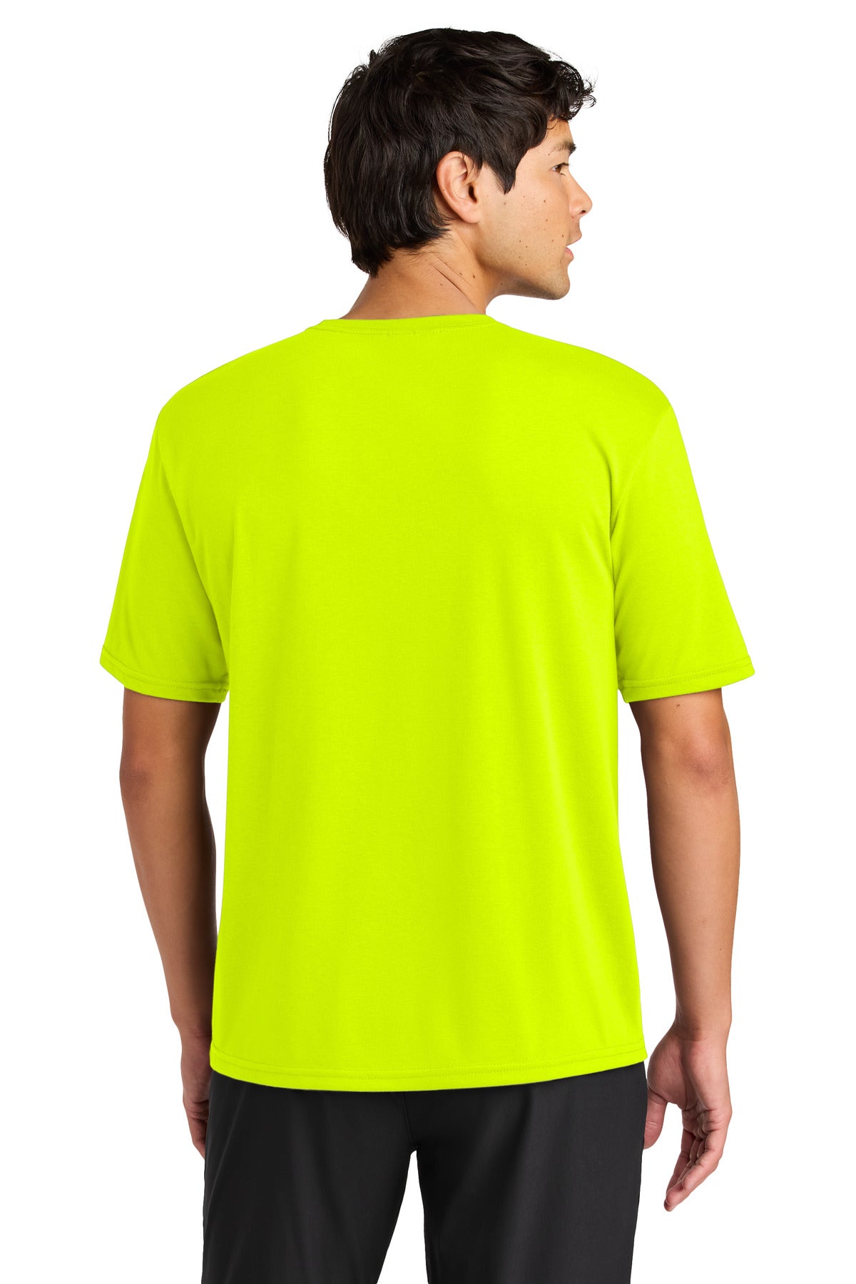 A4 Softek Short Sleeve Tee - Safety Yellow - back