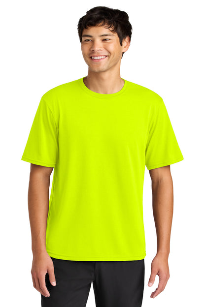 A4 Softek Short Sleeve Tee - Safety Yellow - front