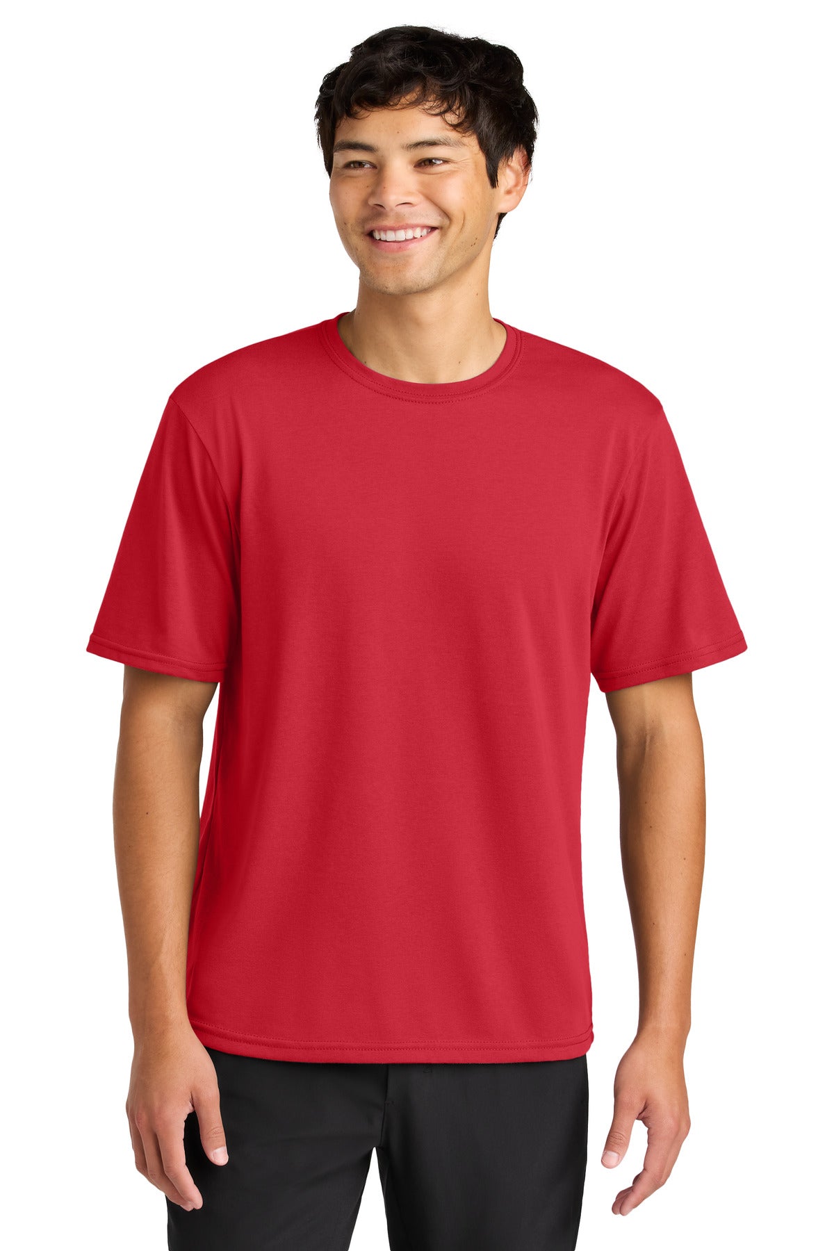 A4 Softek Short Sleeve Tee - Scarlet - front