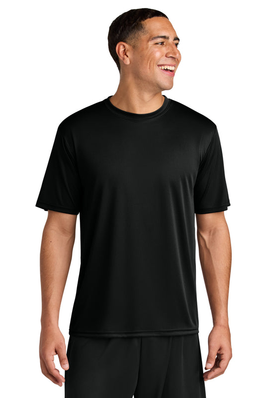A4 Cooling Performance Short Sleeve Tee - Black - front
