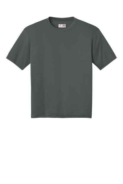 A4 Cooling Performance Short Sleeve Tee - Graphite - flat front