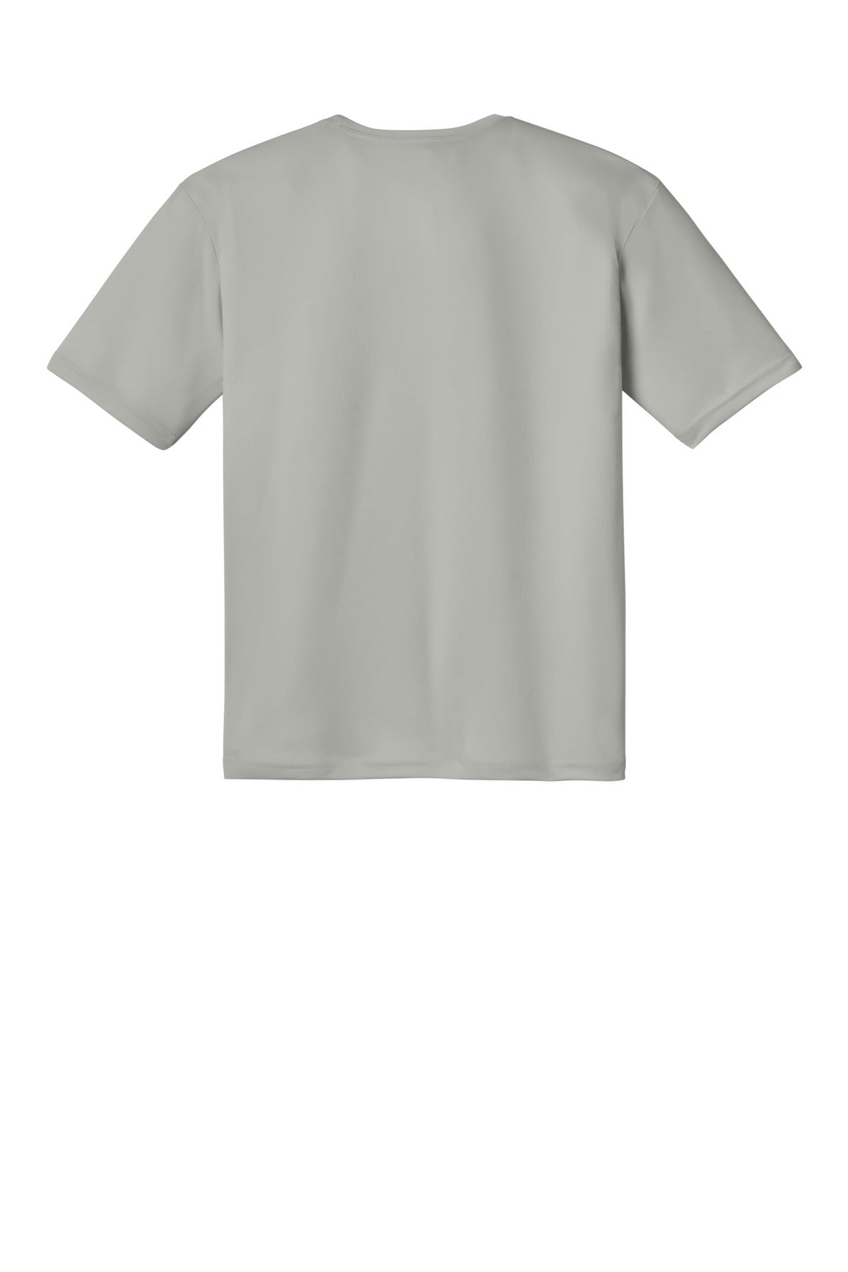 A4 Cooling Performance Short Sleeve Tee - Silver - flat back