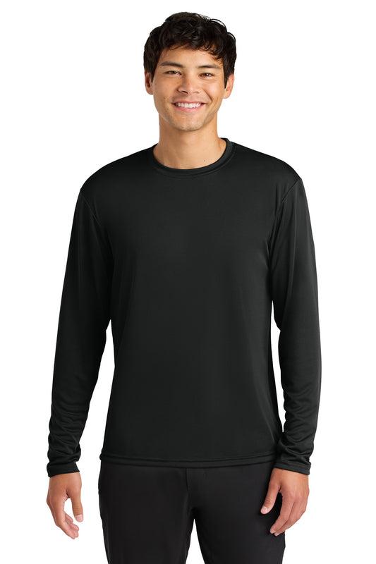 A4 Cooling Performance Long Sleeve Tee - Black - front