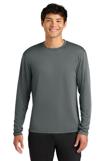 A4 Cooling Performance Long Sleeve Tee - Graphite - front